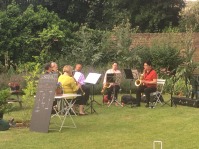 Sax group at St Michael's summer party